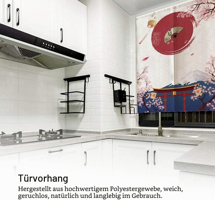 Wifehelper Japanischen Stil Tür Teiler Halbschatten Vorhänge für Kinderzimmer Schlafzimmer Kitchen S