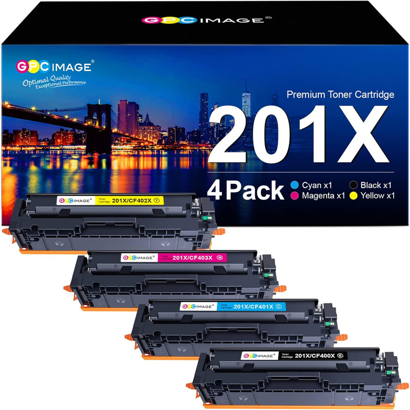 GPC IMAGE 201X Kompatible für HP 201A CF400X CF400A Multipack Toner für Color Laserjet Pro MFP M277d