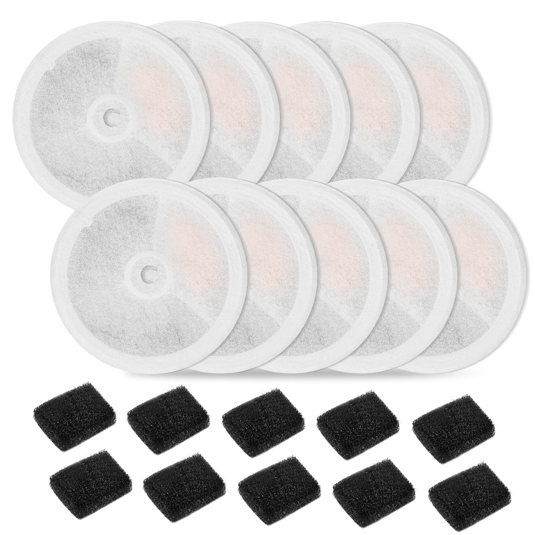 Katzenbrunnen Filter, Filter Unit 3.0 Harz und Aktivkohle Katzen Hunde Trinkbrunnen kompatibel mit E