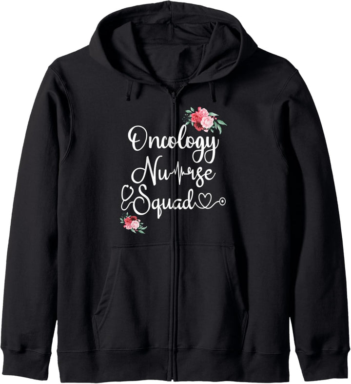 Oncology Nurse Squad Oncology Nursing NP Lustiges Krankenschwestergeschenk Kapuzenjacke