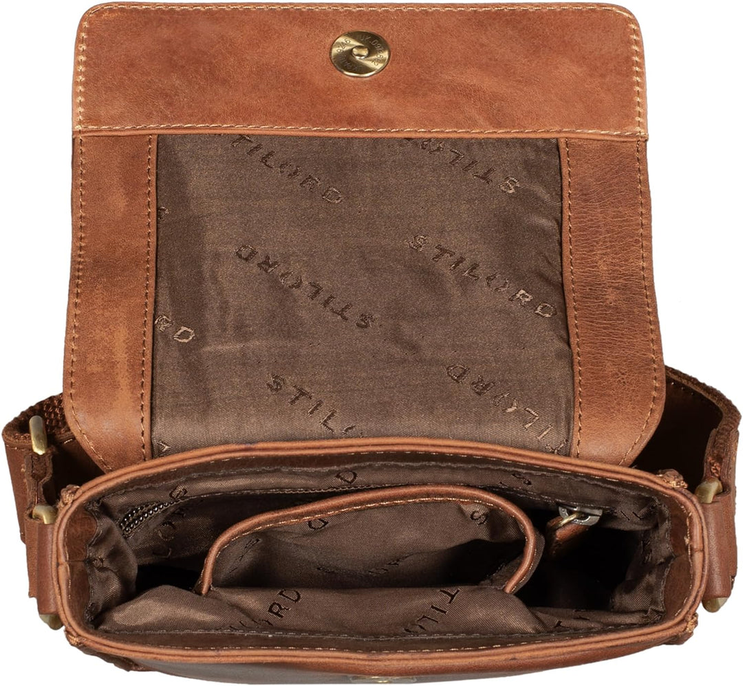 STILORD 'Nate' Herrentasche Leder klein Umhängetasche Schultertasche Männer Handtasche Messenger Bag