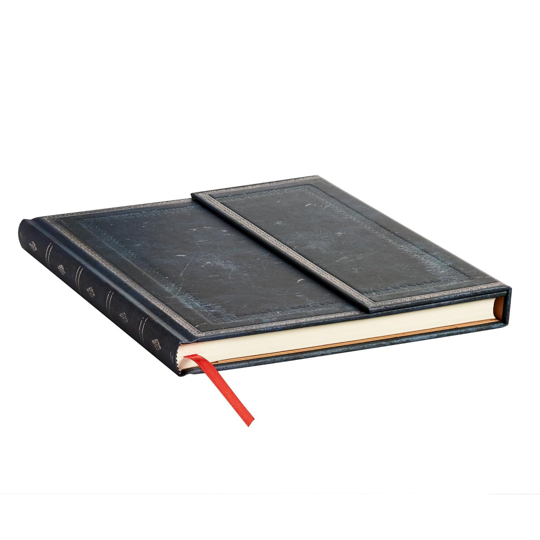 Inkblot (Old Leather Collection) Ultra Lined Journal (Wrap Closure): Hardcover, 120 gsm, ribbon mark
