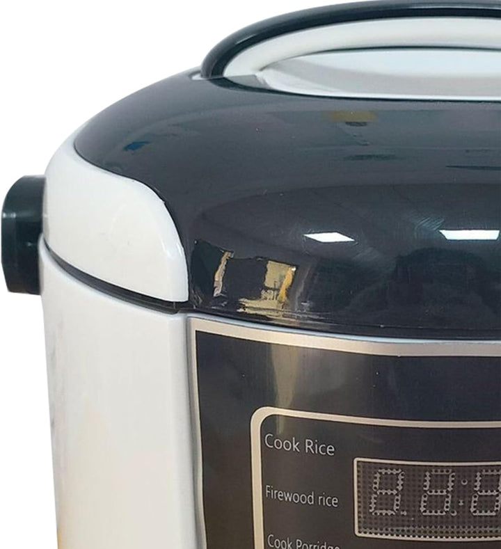 Dpofirs 2L Mini-Reiskocher, Antihaft-Topf, 2-4 Personen, Touch-Taste, Warmhaltefunktion, Kompakt und