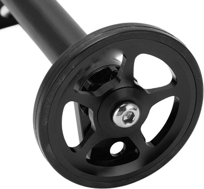 Easy Wheel Faltrad-Verlängerungsstange Teleskop-Verlängerungsstange für Brompton 3sixty Schwarz