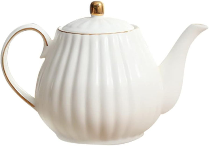 TOPBATHY Kaffeetasse Teekanne Aus Weisser Keramik K?niglicher Keramik Teekanne Porzellan Teekanne Fü