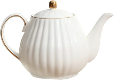 TOPBATHY Kaffeetasse Teekanne Aus Weisser Keramik K?niglicher Keramik Teekanne Porzellan Teekanne Fü