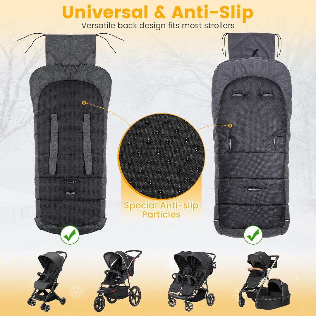 Orzbow Fusssack für Kinderwagen Buggy,Baby Fusssack Schlafsack,Babyfusssack für Babyschale,Winterfus