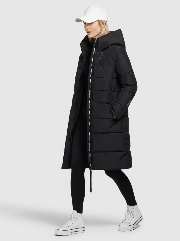 khujo - Damen - Wintermantel - Jilias 4 M Schwarz, M Schwarz