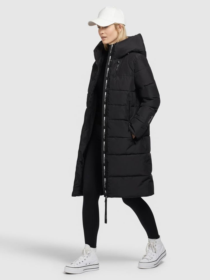 khujo - Damen - Wintermantel - Jilias 4 M Schwarz, M Schwarz