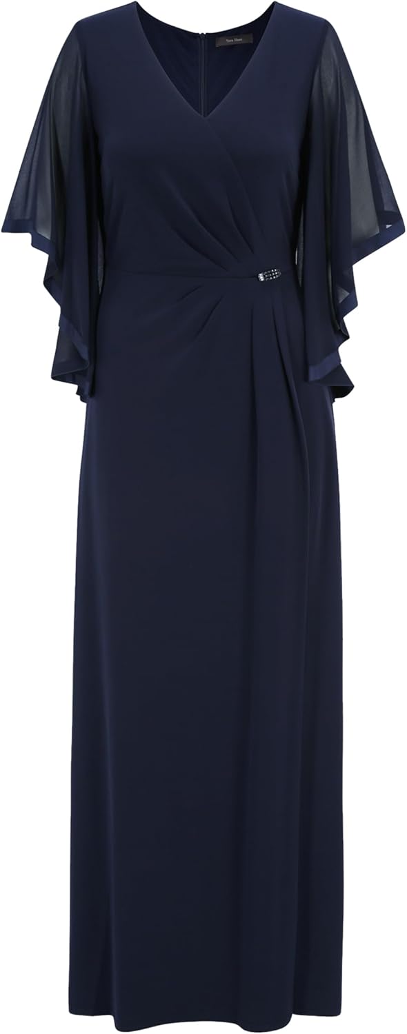 Vera Mont Damen 4710/4589 Kleid 38 Dunkelblau, 38 Dunkelblau