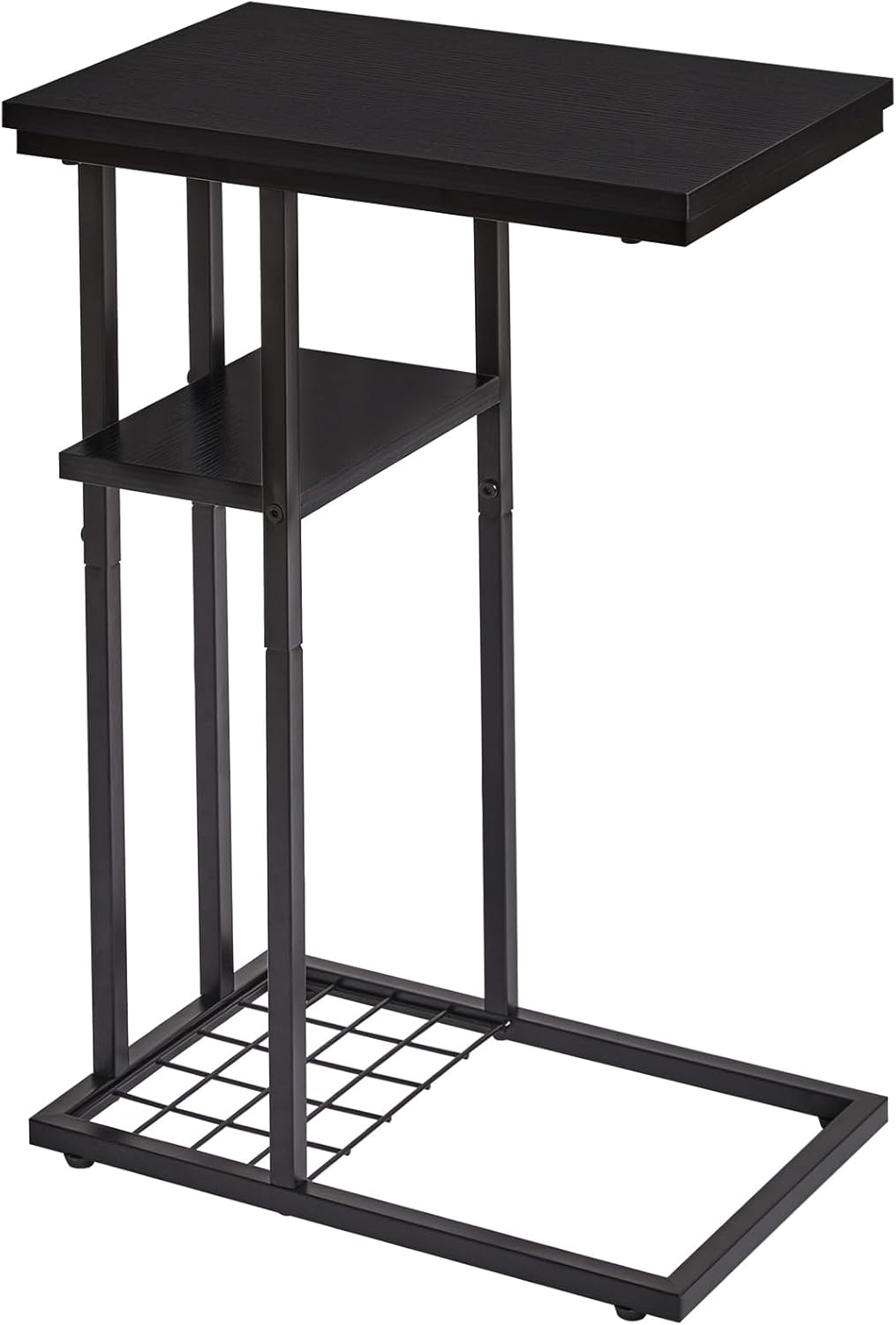 YMYNY Beistelltisch Kaffeetisch C-Form, Eleganter Kleiner Sofatisch, Industrie-Design, Sofatisch 40