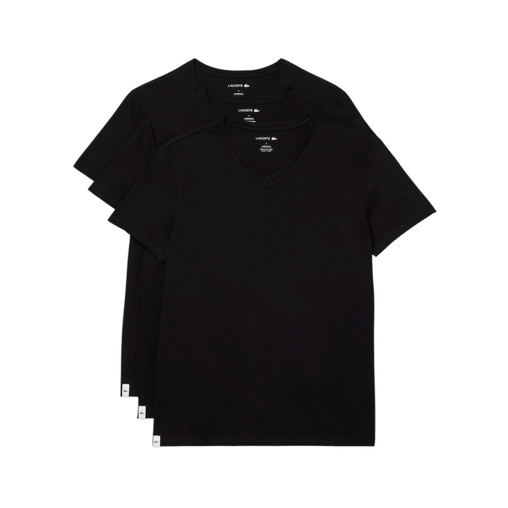 Lacoste Herren Unterhemd S Schwarz, S Schwarz