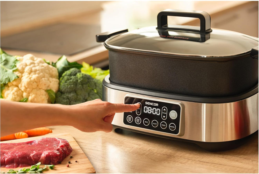Multifunktions-Slowcooker und Grill SPR 6300BK SENCOR