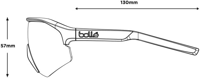 bollé Unisex Lightshifter XL Sonnenbrille Einheitsgrösse Schwarz, Einheitsgröße Schwarz