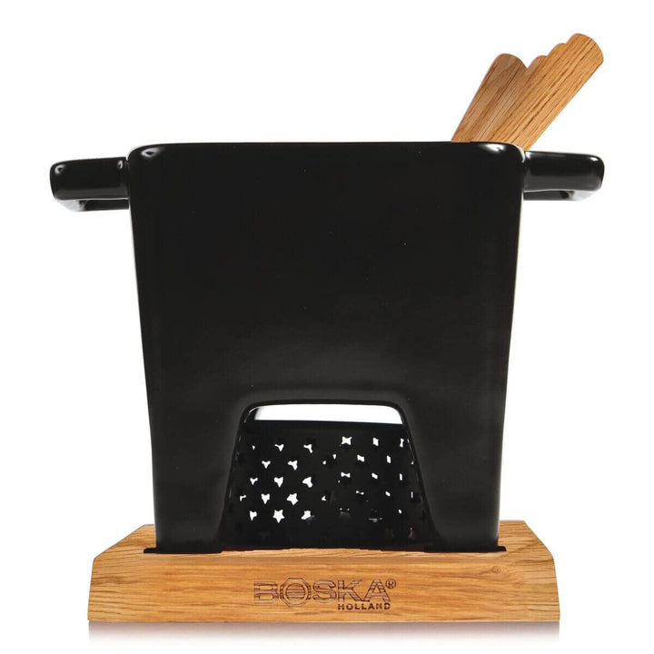 Boska Tapasfondue Nero L - 600 ml - geeignet für Käsefondue