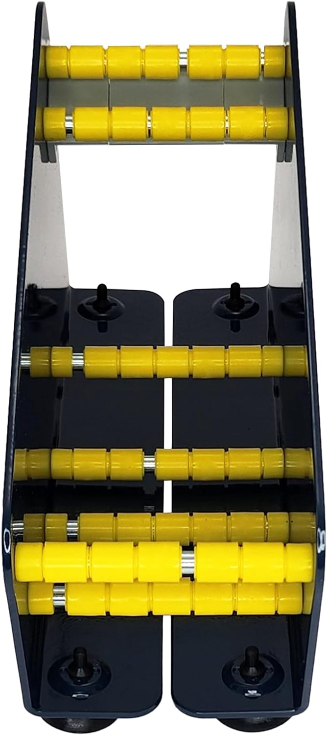 Etikettenspender | Manueller Spender für Klebepunkte & Etiketten | Nutzbreite wählbar | Mit Saugnäpf