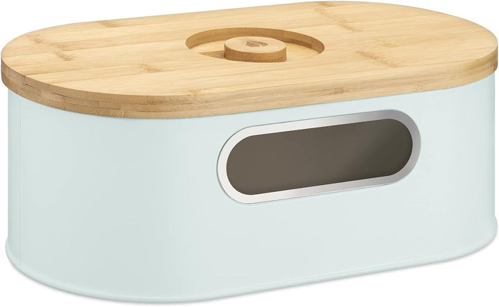 Navaris Brotkasten mit Deckel aus Holz - Brotbox zur Aufbewahrung inkl. Schneidebrett - Brottopf Küc