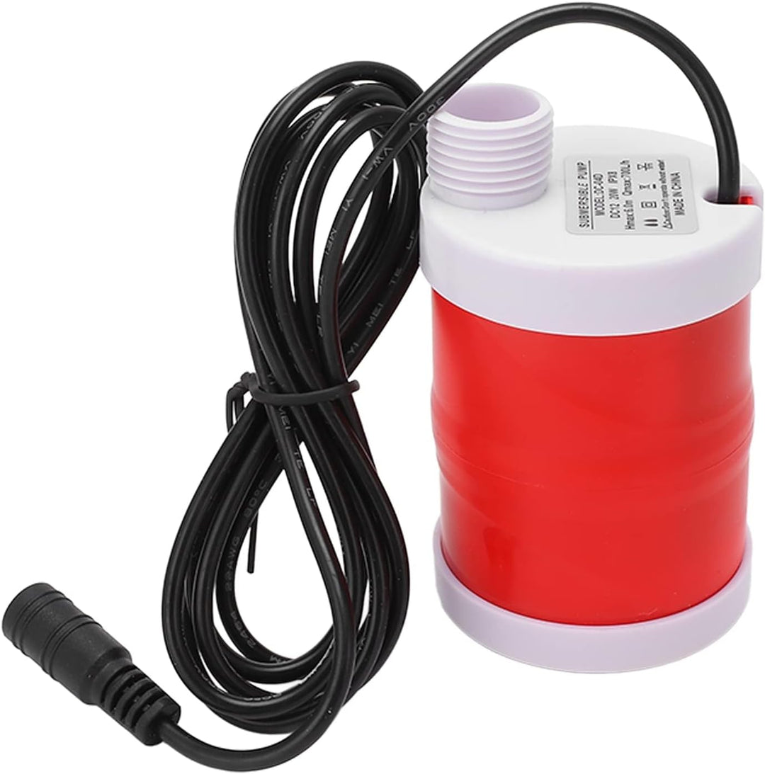 Tauchpumpe 12 V 20 W 700 L/h mit Bürstenlosem Gleichstrommotor Förderhöhe 6 m für Aquarium und Outdo