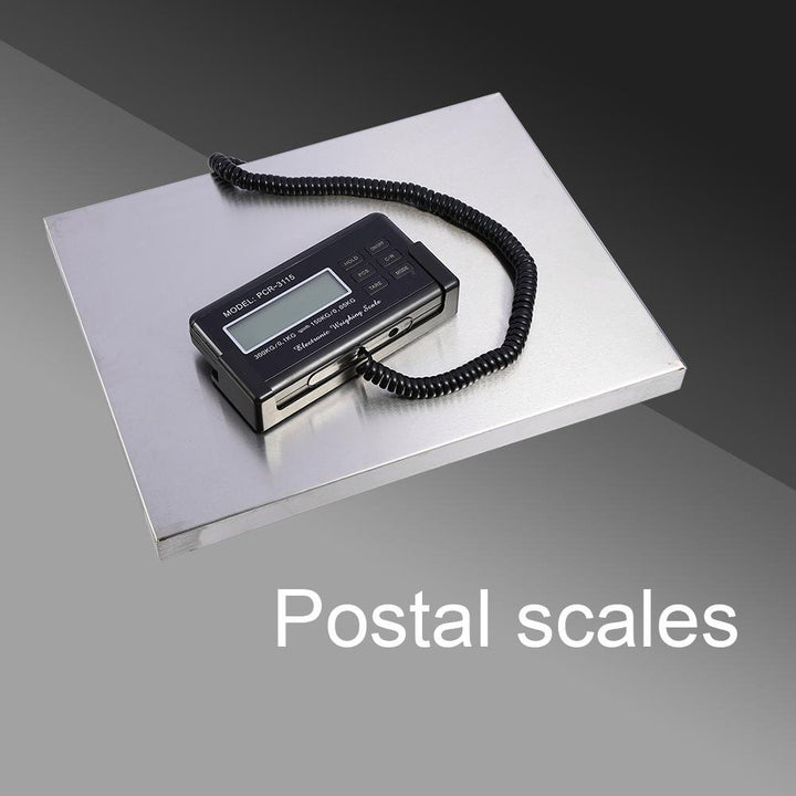 Postwaage, 300 kg, 660 lb x 0,1 lb Digitale Hochleistungspostpaket-Versandplattform-Briefwaage Wiege