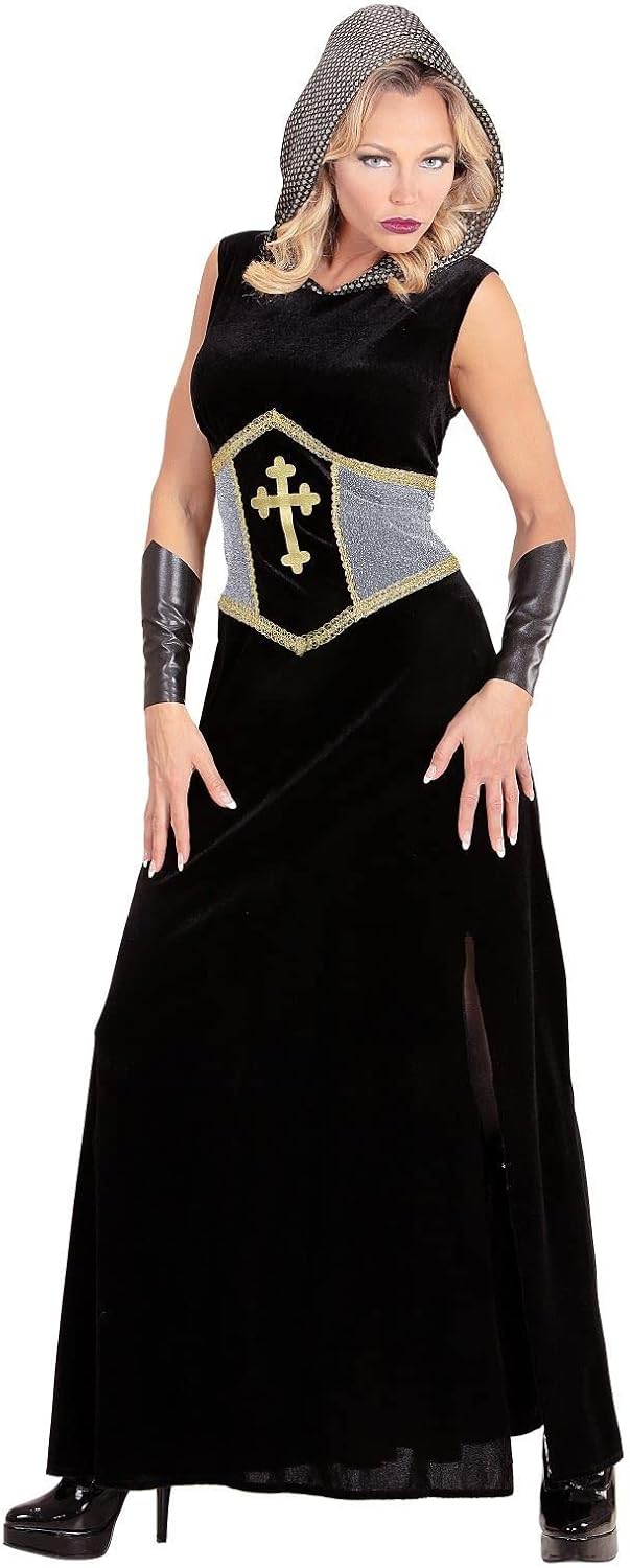 "JOAN OF ARC" (hooded dress, arm bands) - (XL), XL