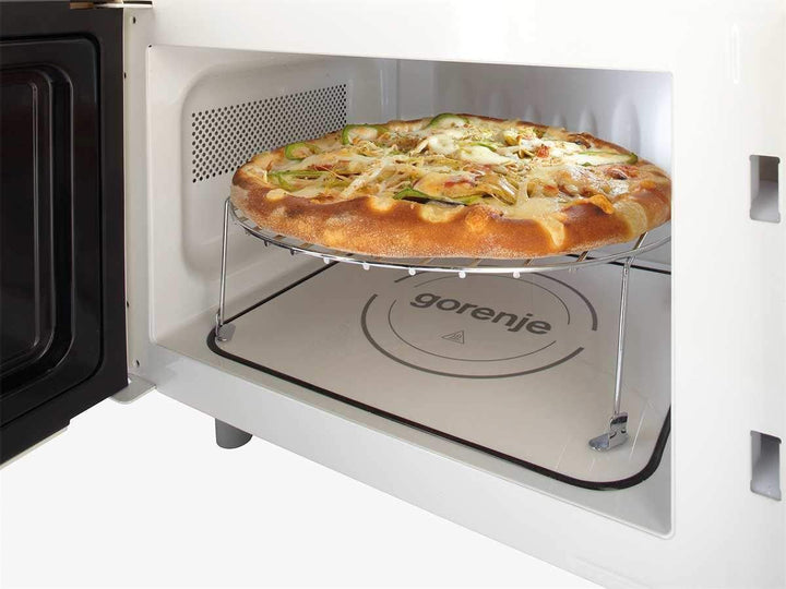Gorenje MO 4250 CLB Stand-Mikrowelle mit Grillfunktion / 700 W / Garraum 20 L / matt-schwarz / Class