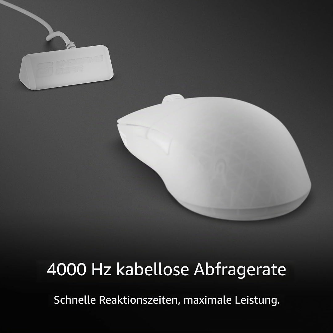 ENDGAME GEAR XM2w 4k Wireless Gaming Maus, kabellos - White Frost