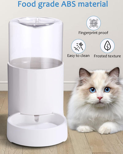 JOFLVA Haustier Automatischer Wasserspender, 2.5L Wasserspender Für Hunde Katze, Trinkbrunnen Für Ka