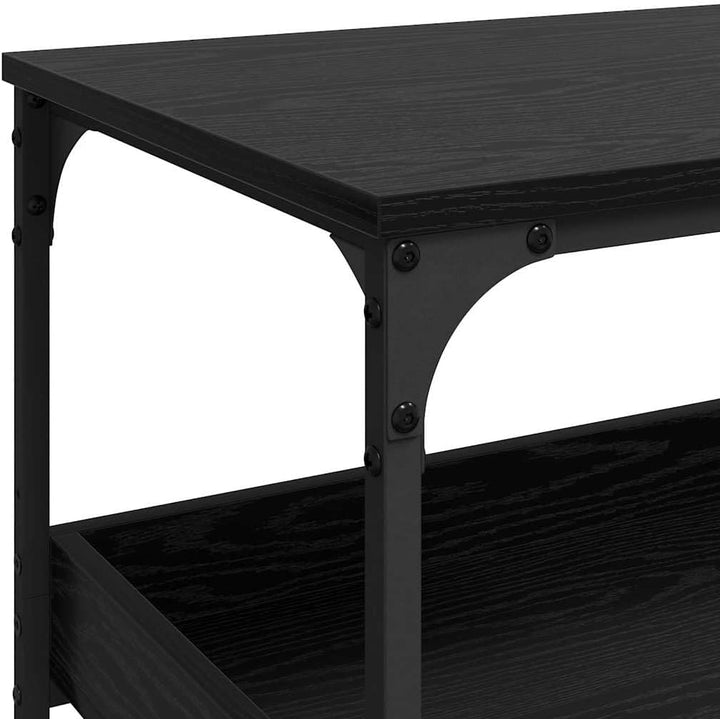 vidaXL Küchentrolley Schwarz Eichen-Optik 60 x 41 x 80,5 cm, Schwarz Eichen-optik