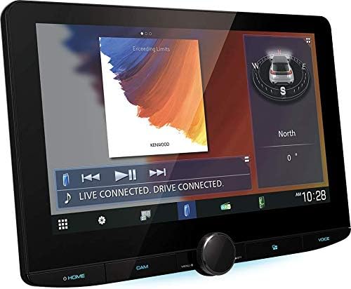 Kenwood DMX9720XDS - 25,7 cm HD Digital Media Moniceiver mit DAB+, Wireless CarPlay, Android Auto, W