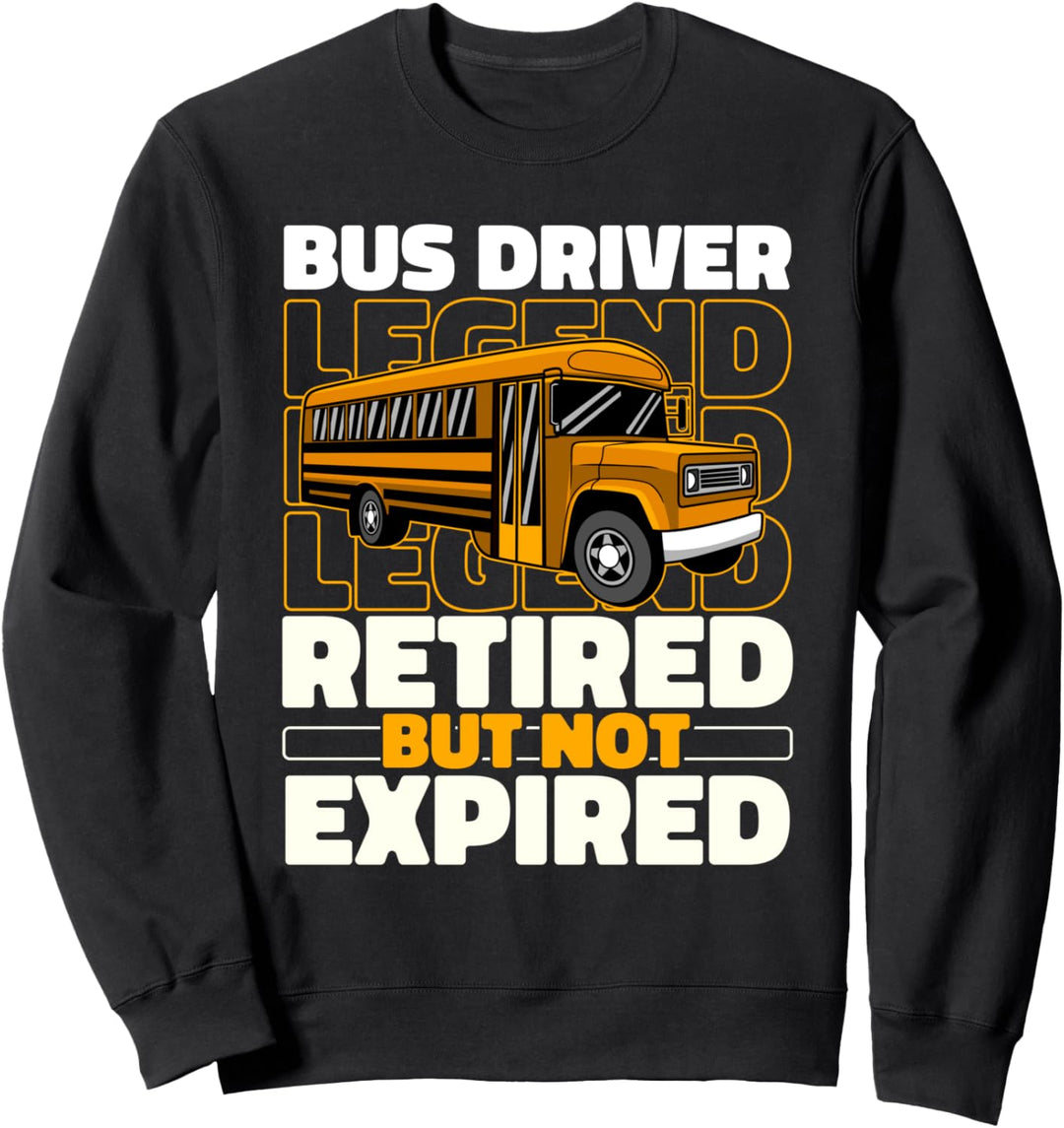 Bus Im Ruhestand Berufskraftfahrer Buslenker - Busfahrer Sweatshirt
