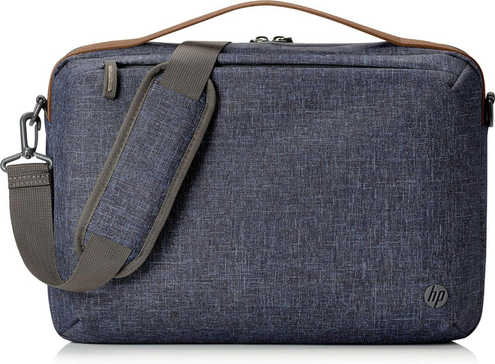 HP Renew Topload Umhängetasche | 15,6 Zoll | Blau | aus Ocean Bound Plastic (OBP)