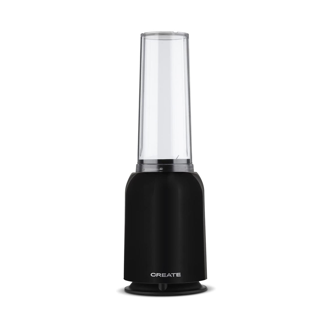 CREATE/MOI/Standmixer Schwarz/Mixer für Smoothies und Milchshakes, 400ml Glas, BPA-frei, tragbar, Ed