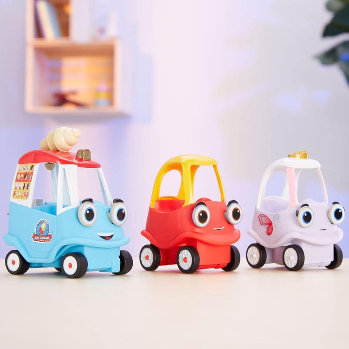 Little Tikes Let's Go Cozy Coupe - Niedliches Mini-Schiebe- und Spielfahrzeug - Für Autospass auf de