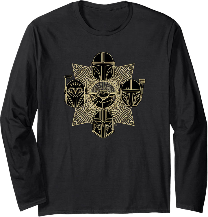 Star Wars The Mandalorian Season 3 Grogu Mandalore Warriors Langarmshirt