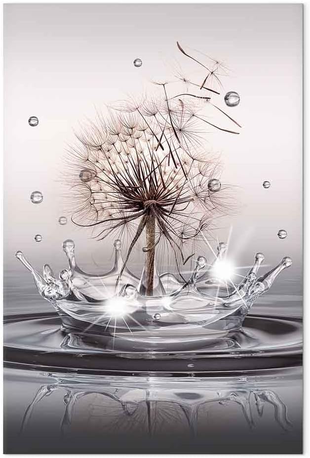 murando - Bilder Pusteblume 80x120 cm Vlies Leinwandbild 1 tlg Kunstdruck modern Wandbilder XXL Wand