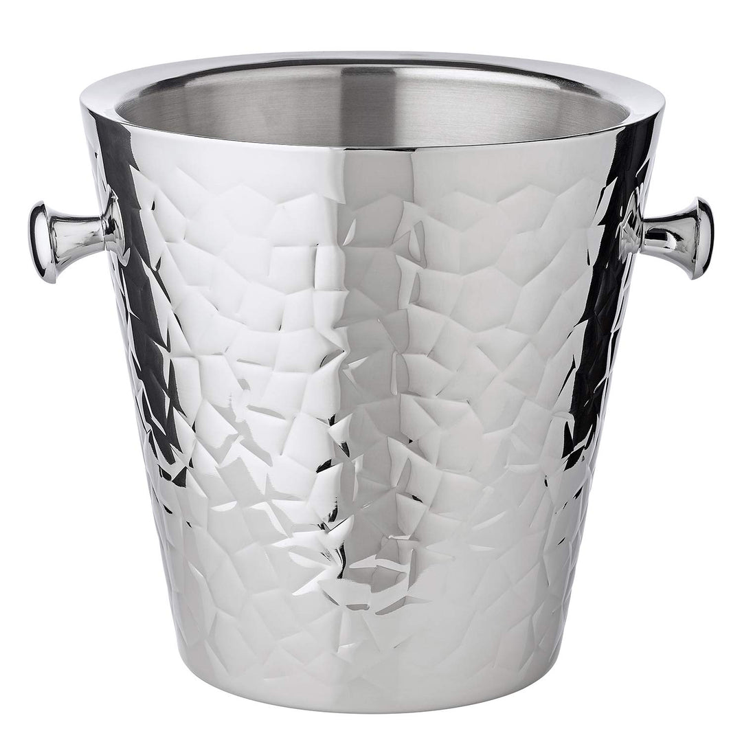 EDZARD Sektkühler Capri (Ø 22 cm) aus Edelstahl - Flaschenkühler, Champagner Kühler - Getränkekühler