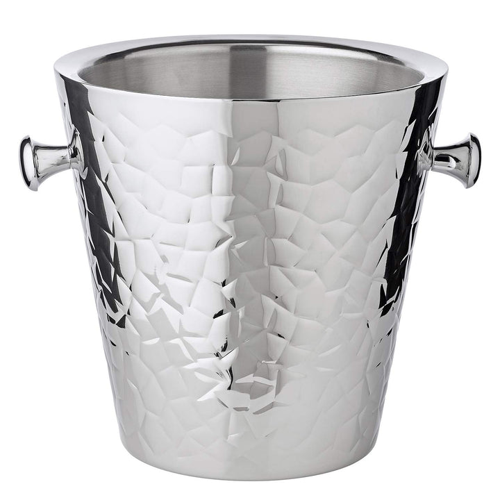 EDZARD Sektkühler Capri (Ø 22 cm) aus Edelstahl - Flaschenkühler, Champagner Kühler - Getränkekühler