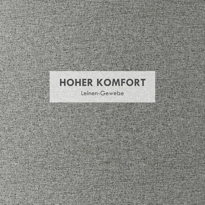 HOMCOM Sitzhocker mit Stauraum, Runder Hocker mit Klappdeckel Couchtisch, 56 x 56 x 42 cm Polsterhoc