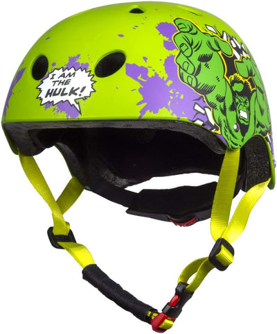 Disney Jungen Hulk Skaterhelm, Mehrfarbig, M