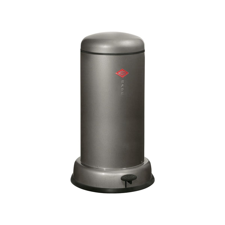 WESCO Baseboy Abfallsammler in der Farbe graphit, pulverbeschichtetes Stahlblech, 20 Liter Volumen,