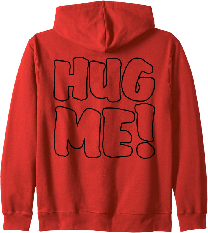 Message - HUG ME - black outline - Fan Fun Kapuzenjacke