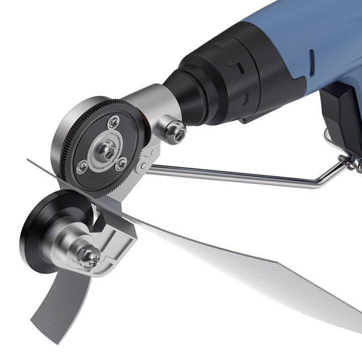 Elektrischer Bohrplattenschneider-Aufsatz, 2025 verbesserter Metallblechschneider-Adapter – Drill Cu