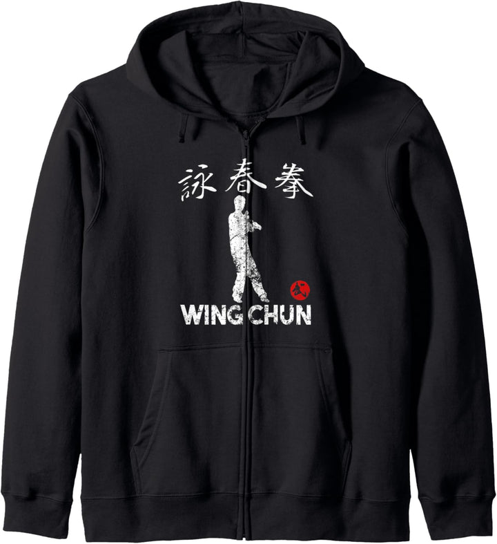 Wing Chun Kostüm Sifu Chinesisch Mixed Martial Art Youth Adult Kapuzenjacke