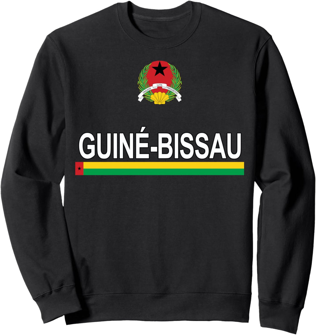 Guine-Bissau Sports-style Flag and Emblem Design Sweatshirt