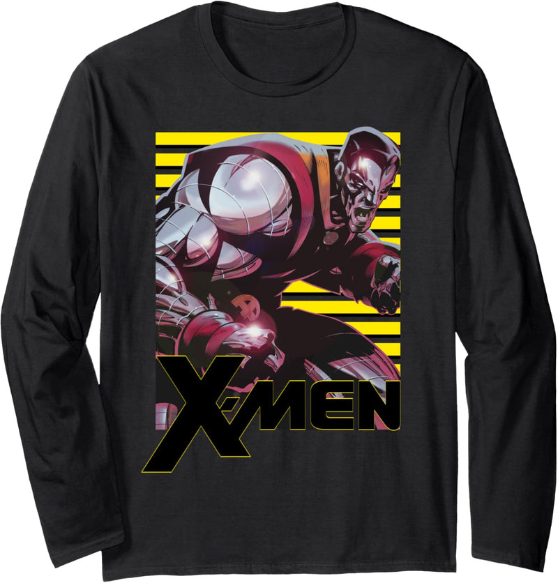 Marvel X-Men Colossus Classic Retro Profile Langarmshirt