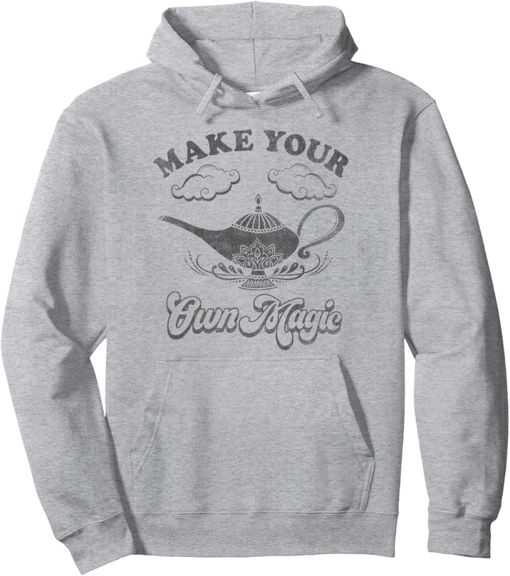 Disney Aladdin Lamp Make Your Own Magic Text Poster Pullover Hoodie