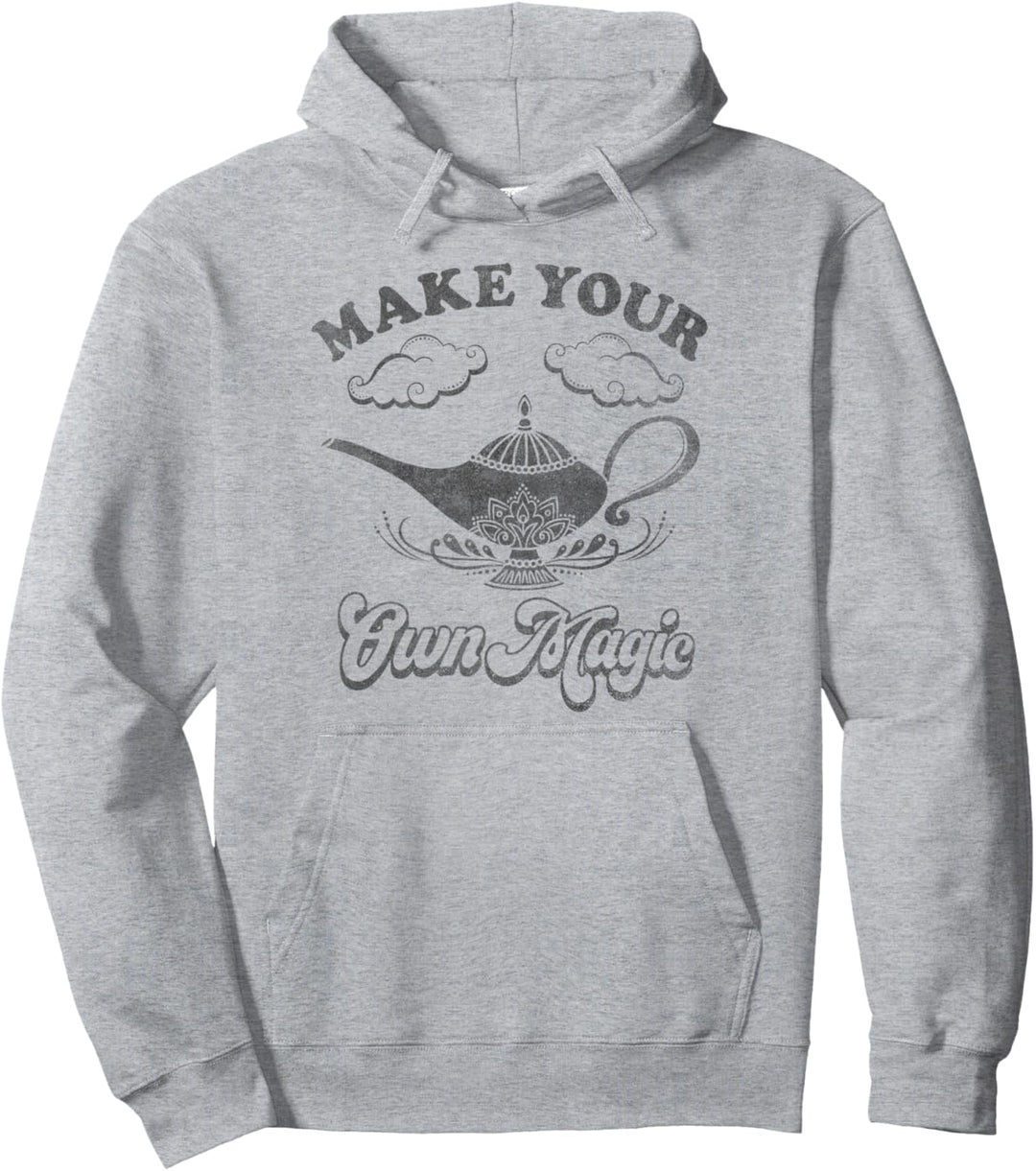 Disney Aladdin Lamp Make Your Own Magic Text Poster Pullover Hoodie