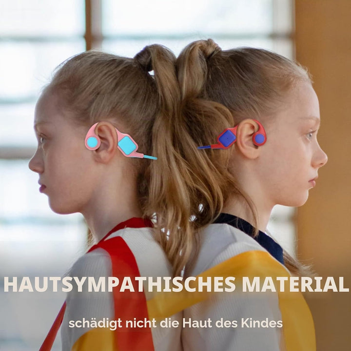 Knochenschall Kopfhörer Kinder kabellos Bluetooth für Schule Open-Ear Sportkopfhörer für Jungen Mädc