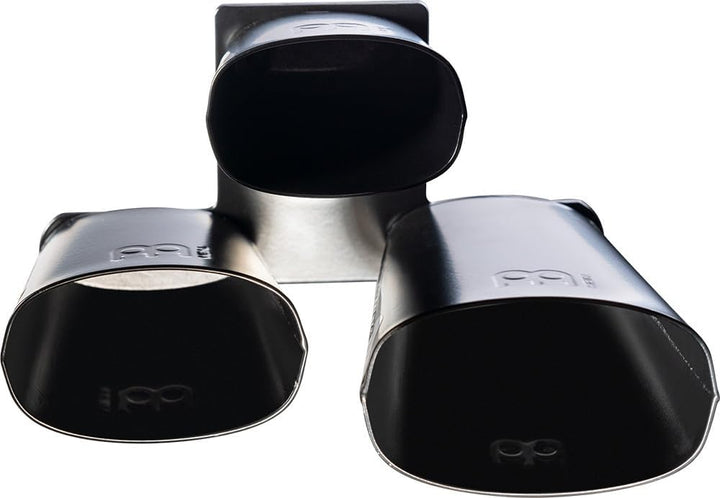 Meinl Percussion SLTRI-BK Triple Bell, schwarz