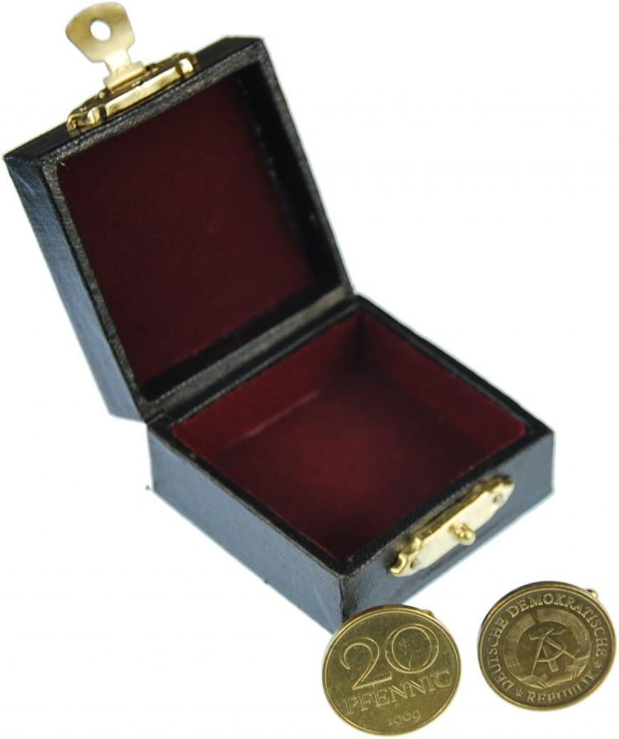 Miniblings 20 Pfennig DDR Manschettenknöpfe Miniblings Münzen Manschetten 20 Pfennig gold - Herrensc